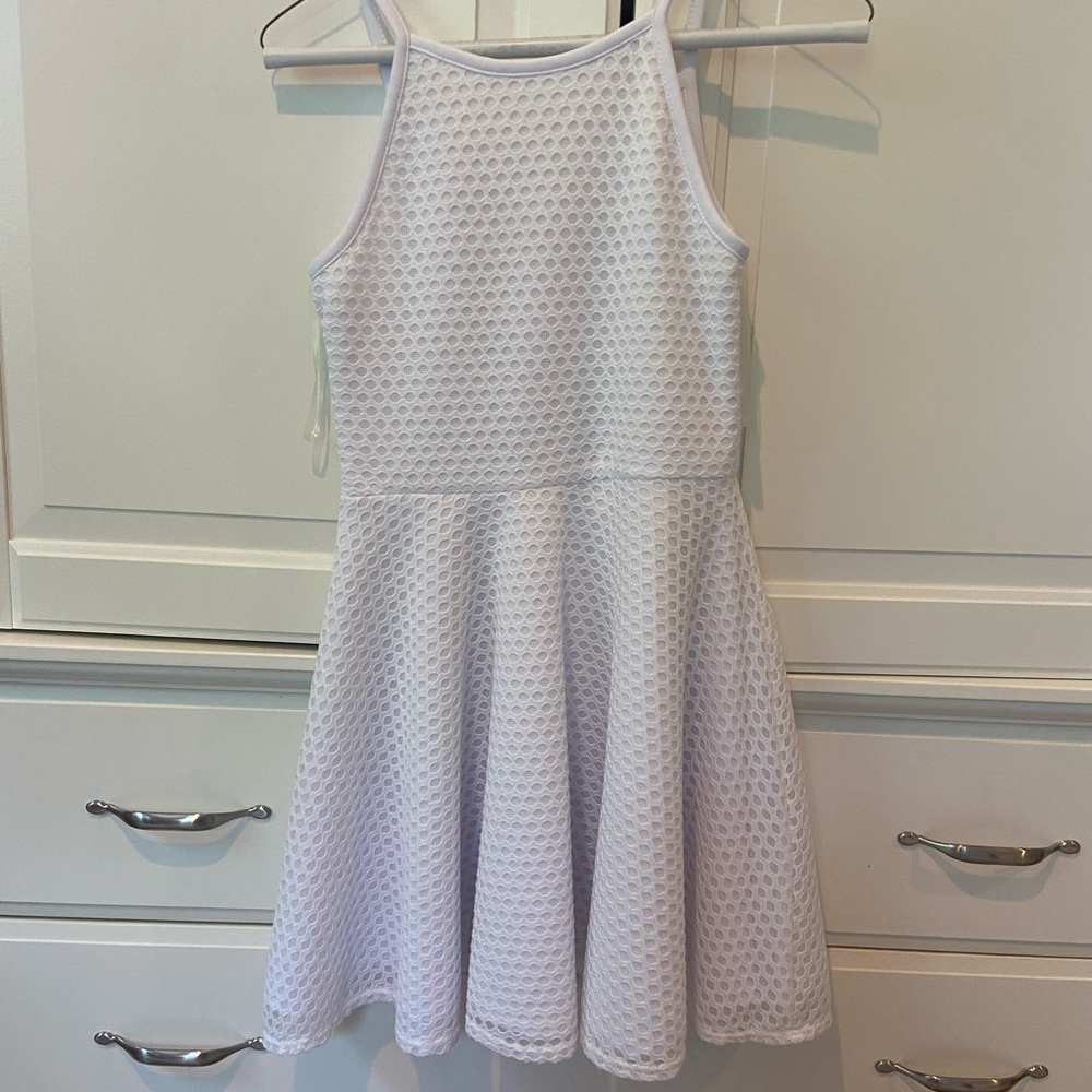 Sally Miller White Girls Mini Dress (Size 12)